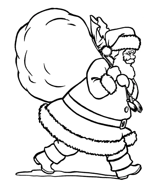 Santa Claus Coloring Pages – 002