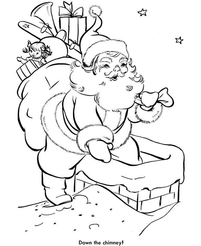 Santa Claus Coloring Pages – 005
