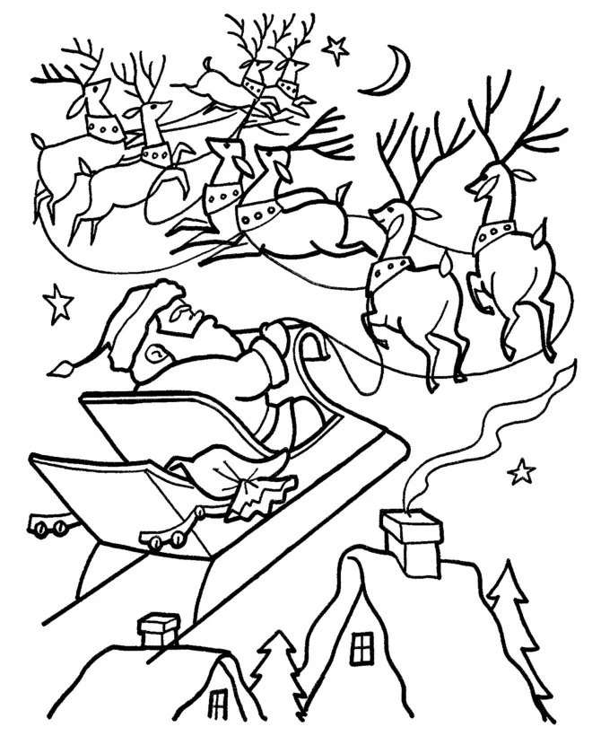 Santa Claus Coloring Pages – 007