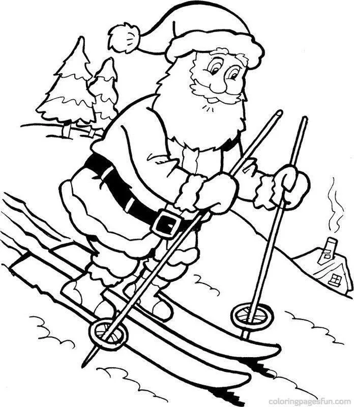 Santa Claus Coloring Pages – 010