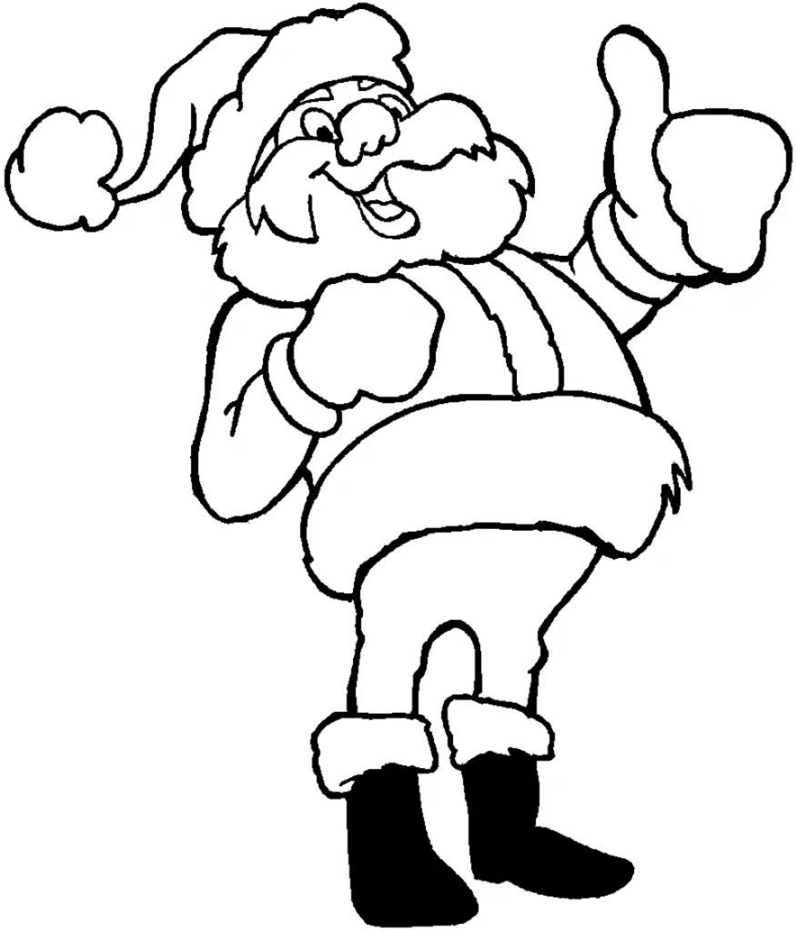 Santa Claus Coloring Pages – 015