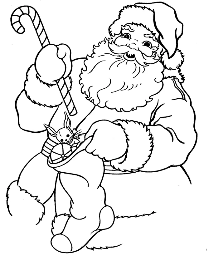 Santa Claus Coloring Pages – 025