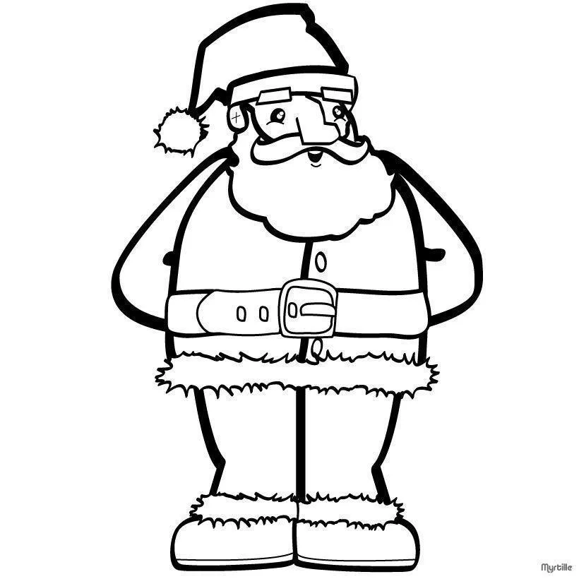Santa Claus Coloring Pages – 028