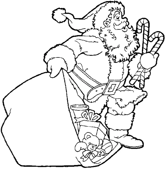Santa Claus Coloring Pages – 034