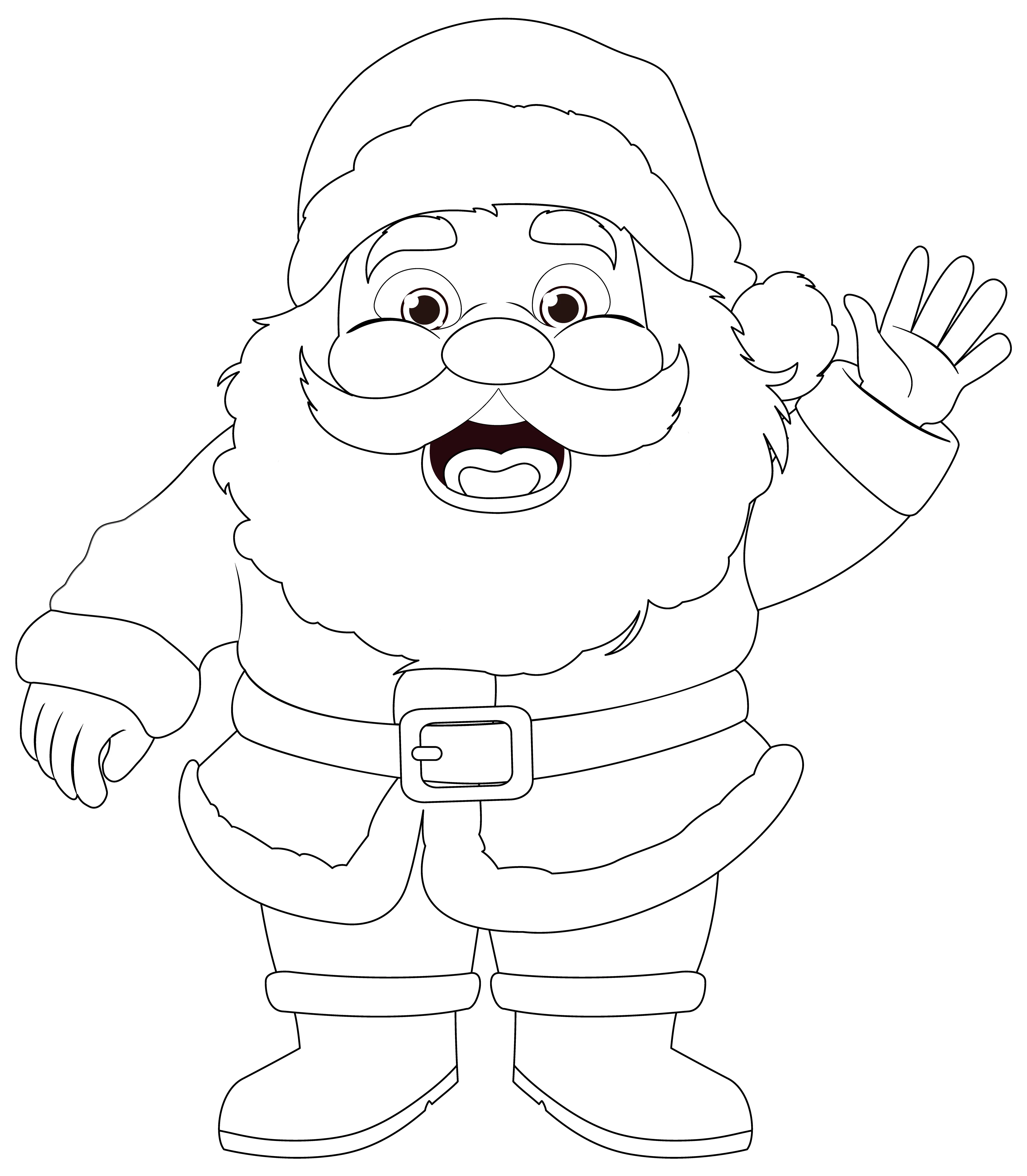 Santa Claus Coloring Pages – 044