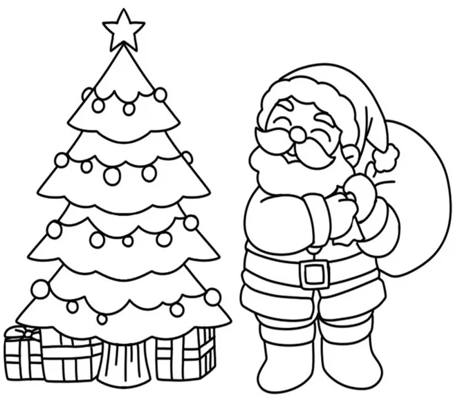 Santa Claus Coloring Pages – 053
