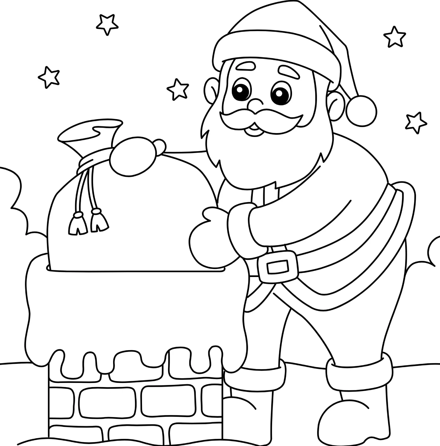 Santa Claus Coloring Pages – 054