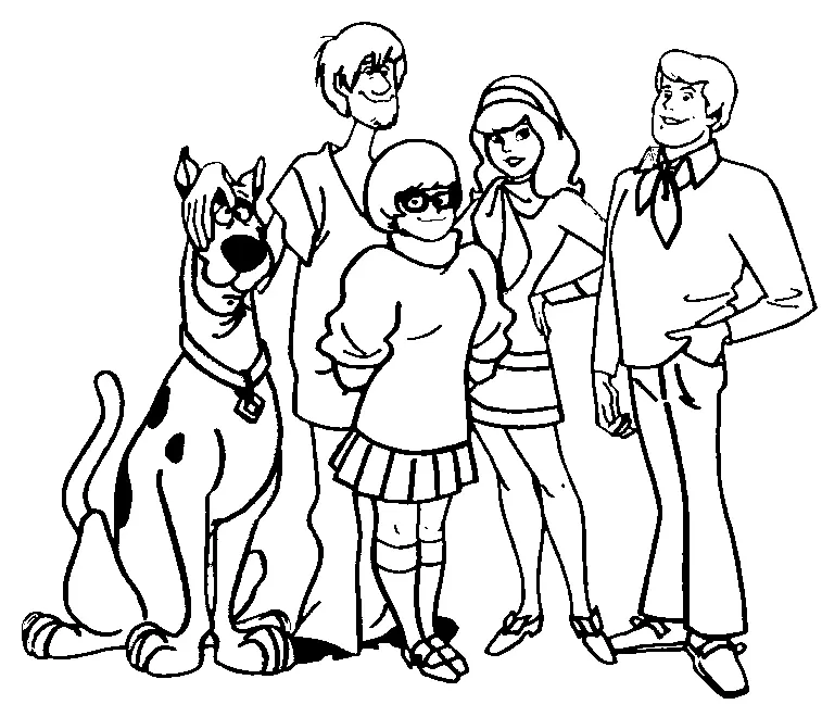Scooby Doo Coloring Pages – 010