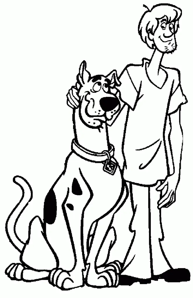 Scooby Doo Coloring Pages – 011