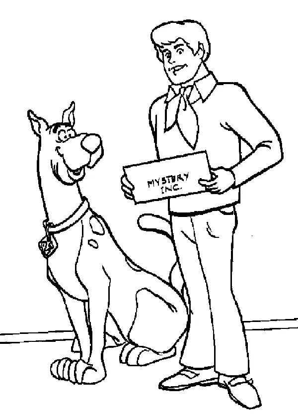 Scooby Doo Coloring Pages – 012