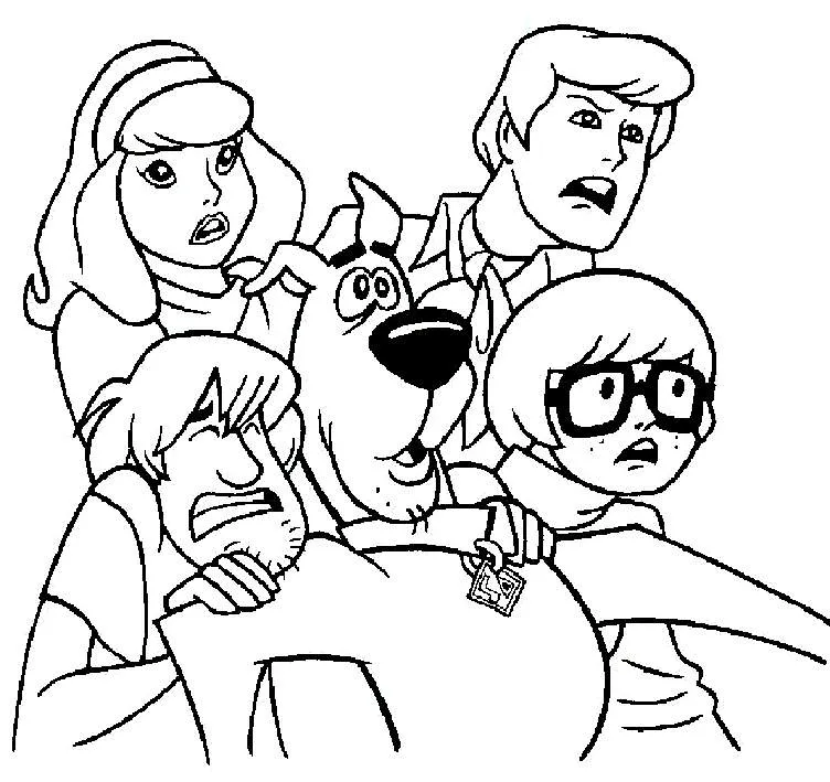 Scooby Doo Coloring Pages – 014