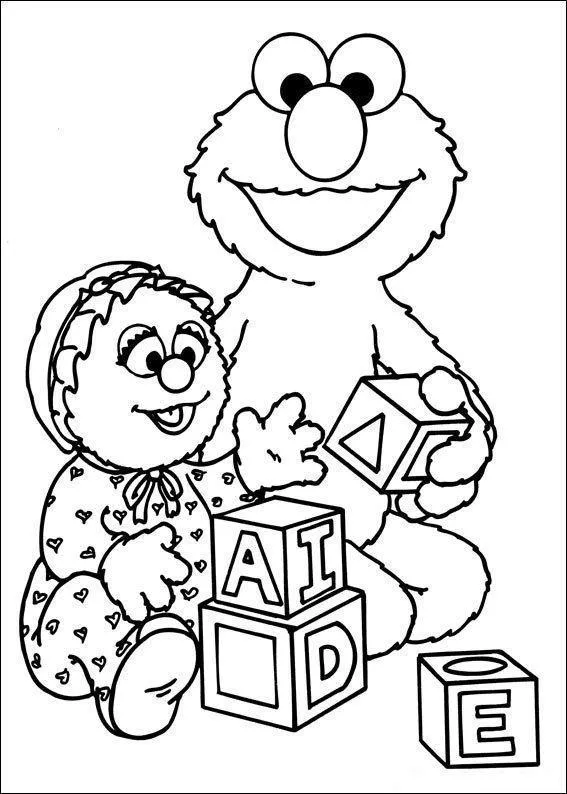 Sesame Street Coloring Pages – 002