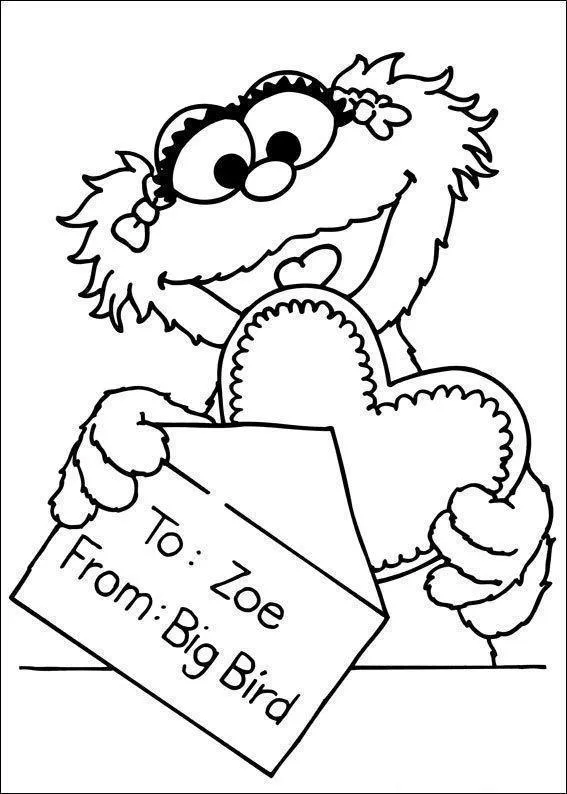 Sesame Street Coloring Pages – 009