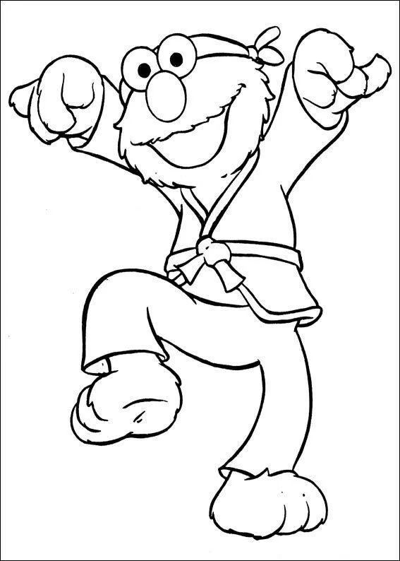 Sesame Street Coloring Pages – 016