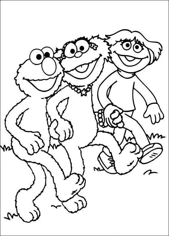Sesame Street Coloring Pages – 017