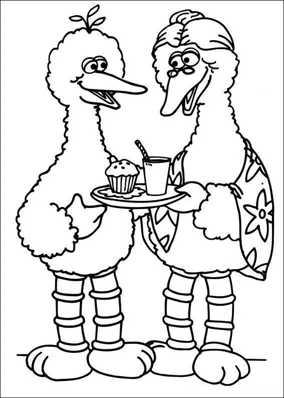 Sesame Street Coloring Pages – 018