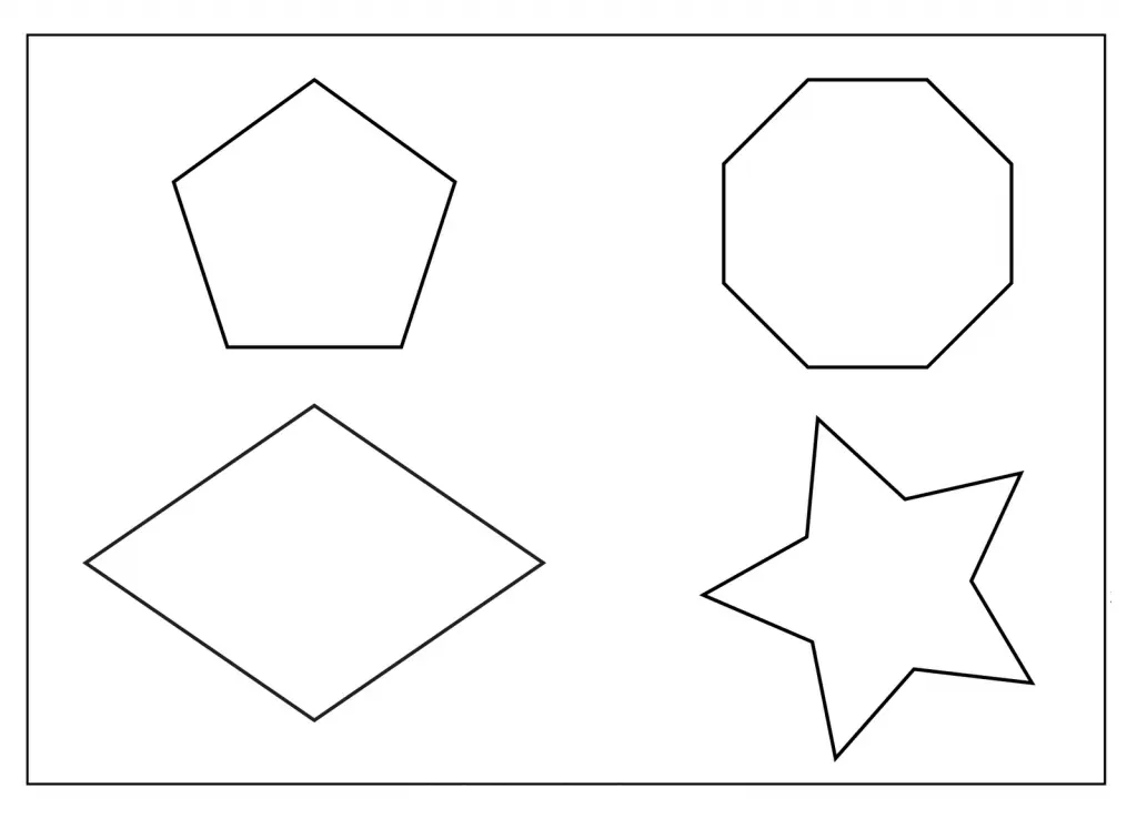Shapes Coloring Pages – 005