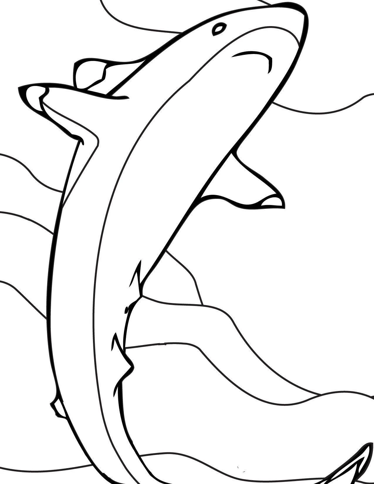 Sharks Coloring Pages – 012