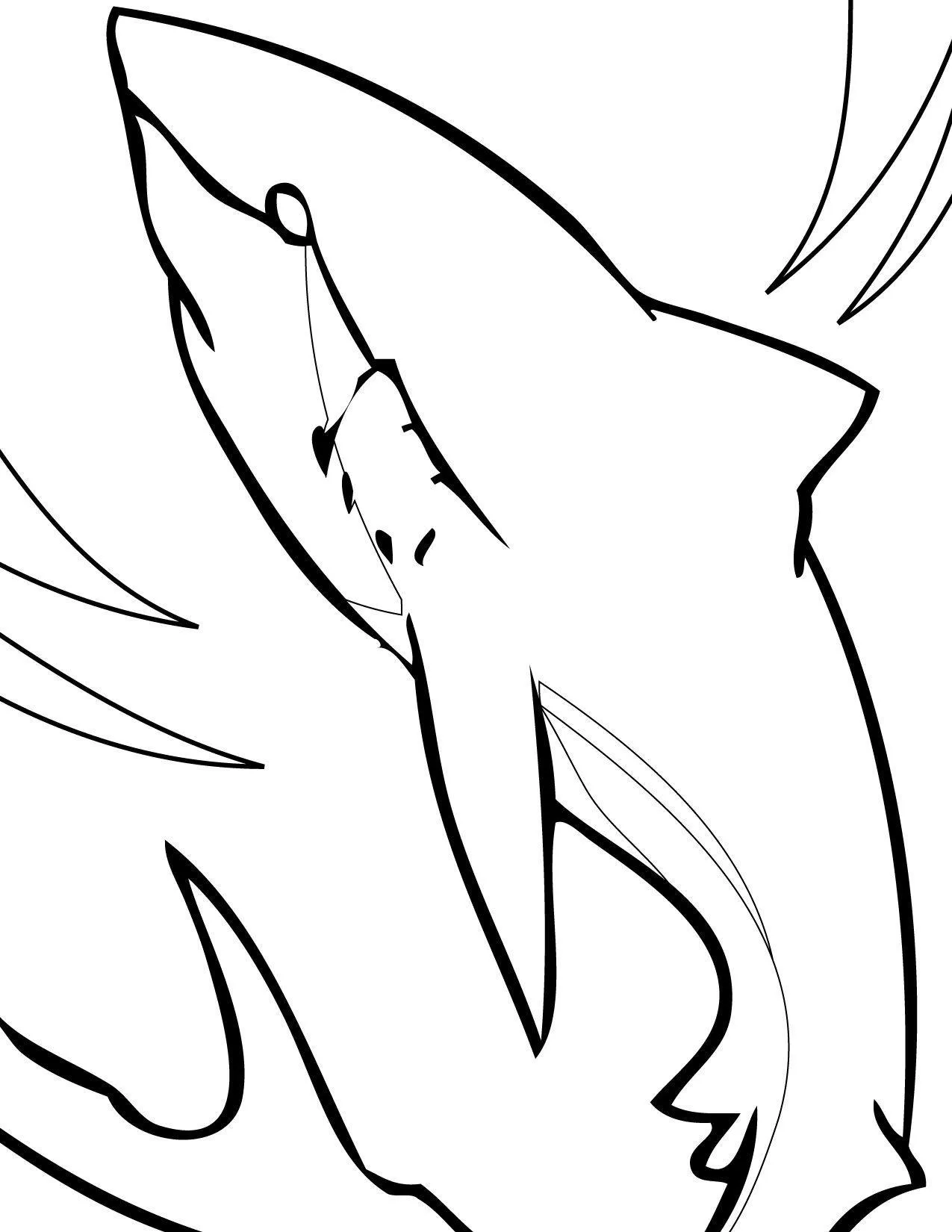 Sharks Coloring Pages – 014