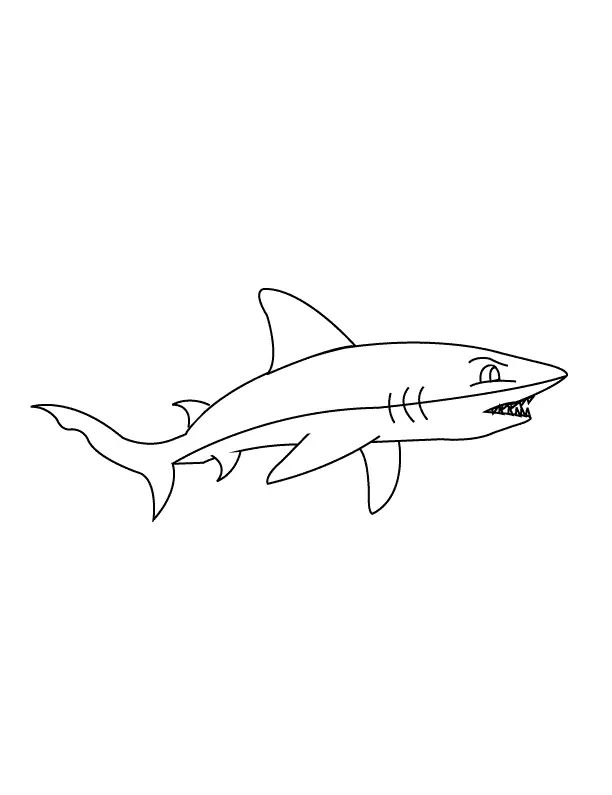 Sharks Coloring Pages – 021