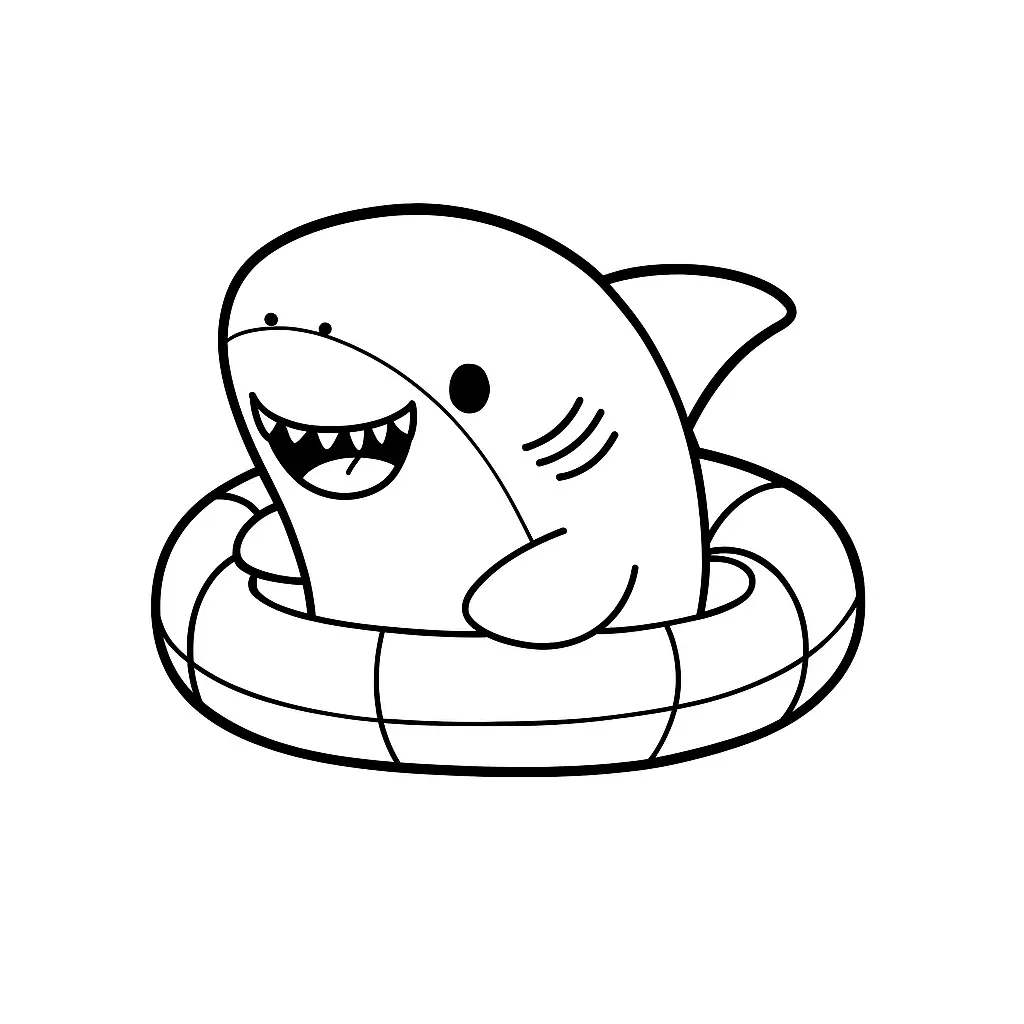 Sharks Coloring Pages – 030