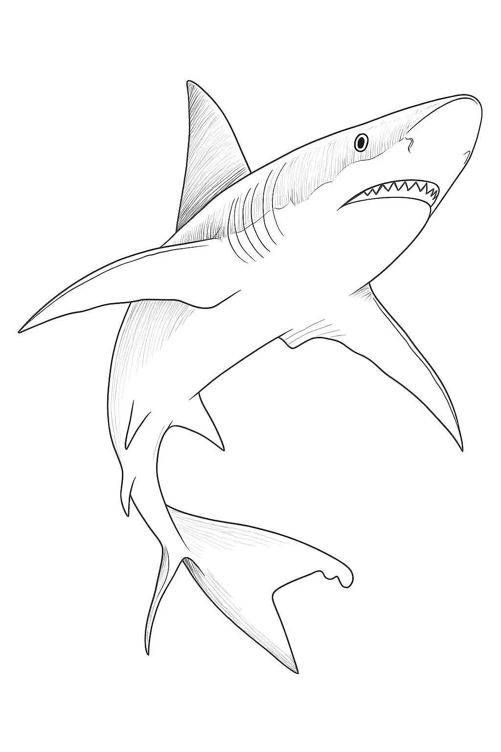 Sharks Coloring Pages – 031