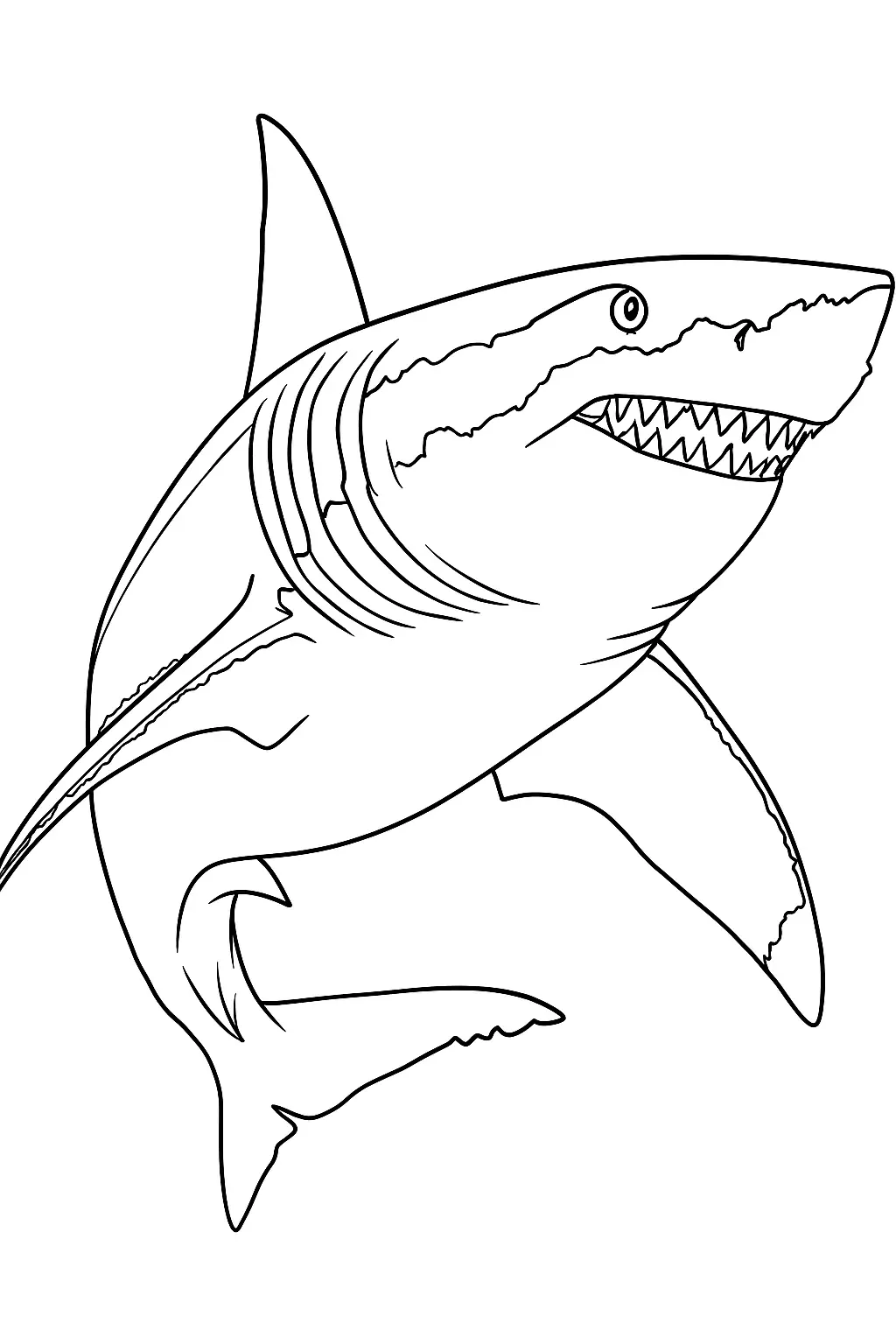 Sharks Coloring Pages – 034