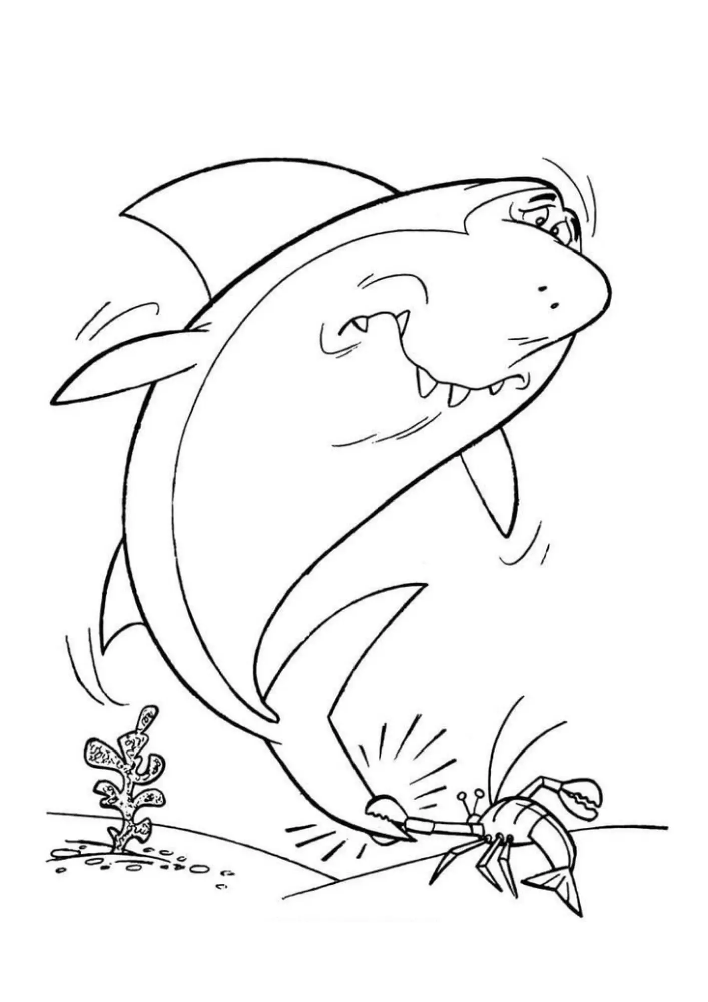 Sharks Coloring Pages – 040