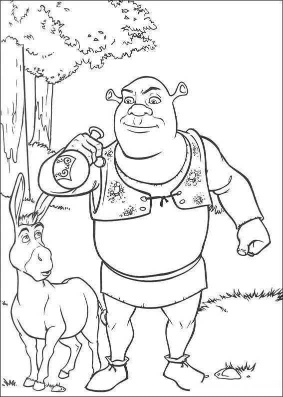 Shrek Coloring Pages – 021