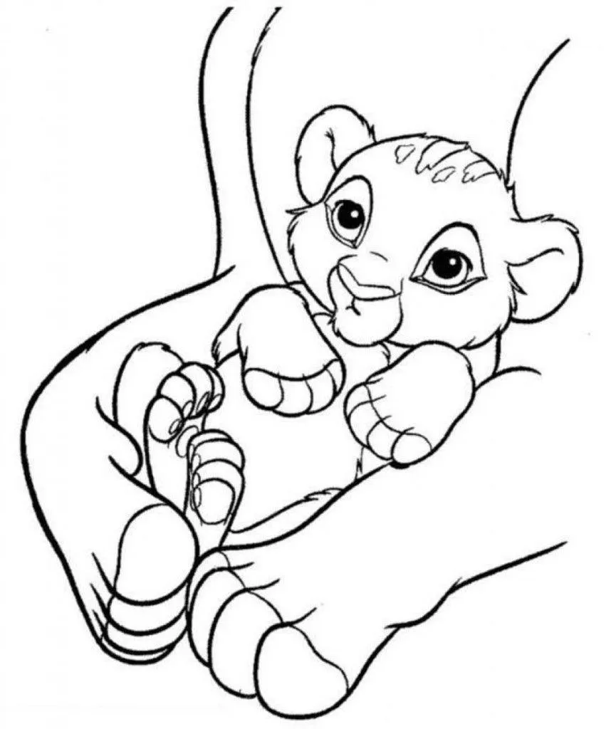 Simba Coloring Pages – 004