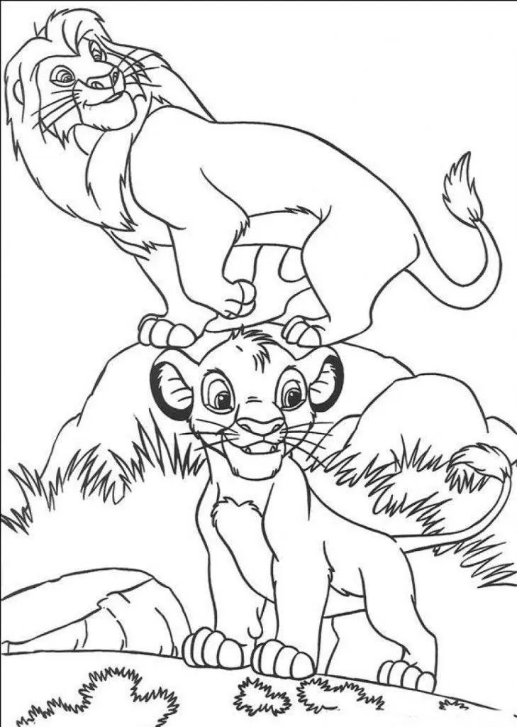 Simba Coloring Pages – 005