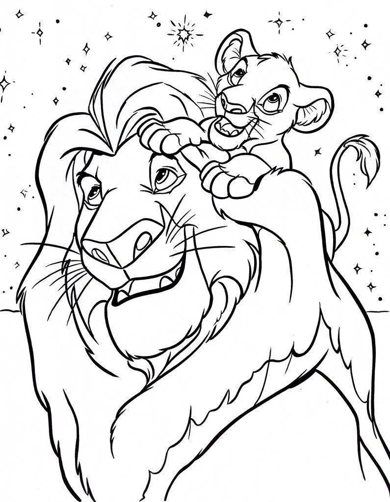 Simba Coloring Pages – 007