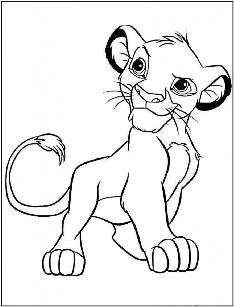 Simba Coloring Pages – 008