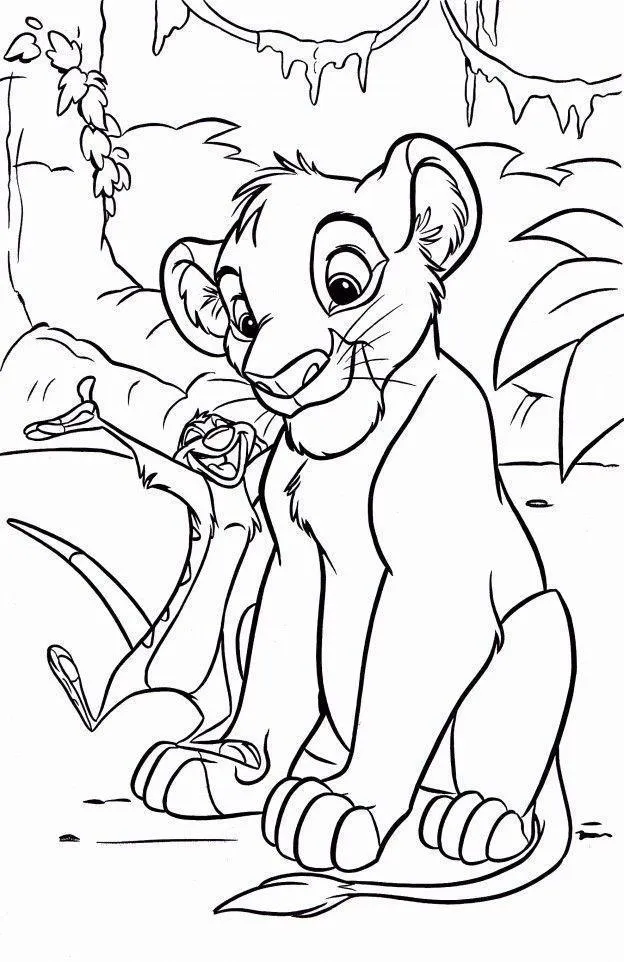 Simba Coloring Pages – 010
