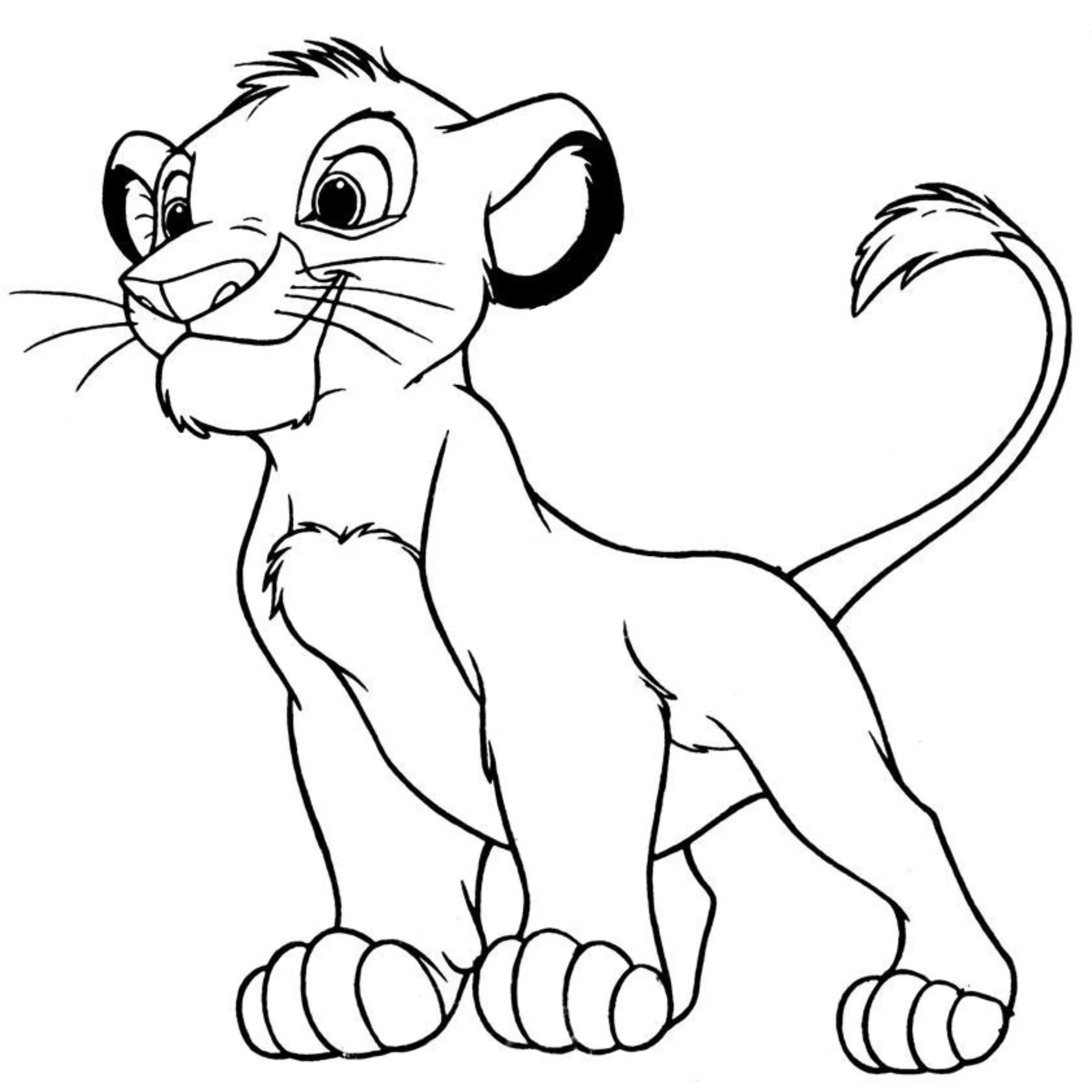 Simba Coloring Pages – 015