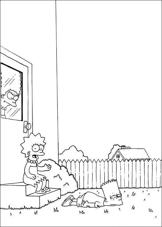 Simpsons Coloring Pages – 002