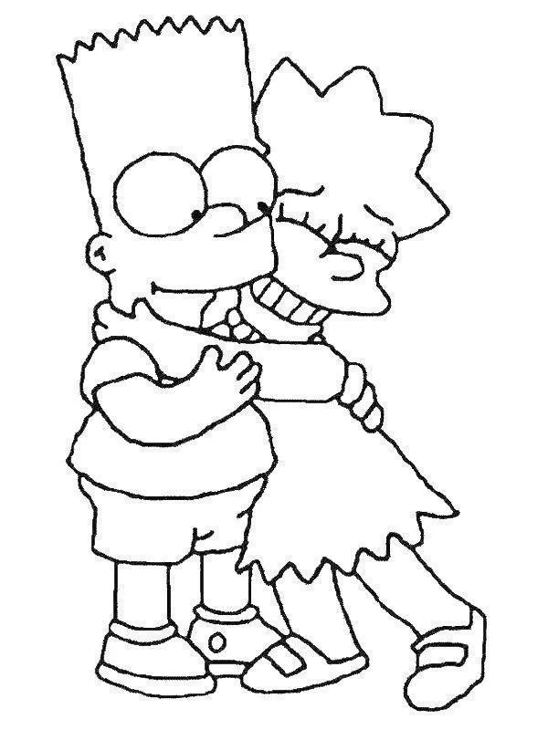 Simpsons Coloring Pages – 003