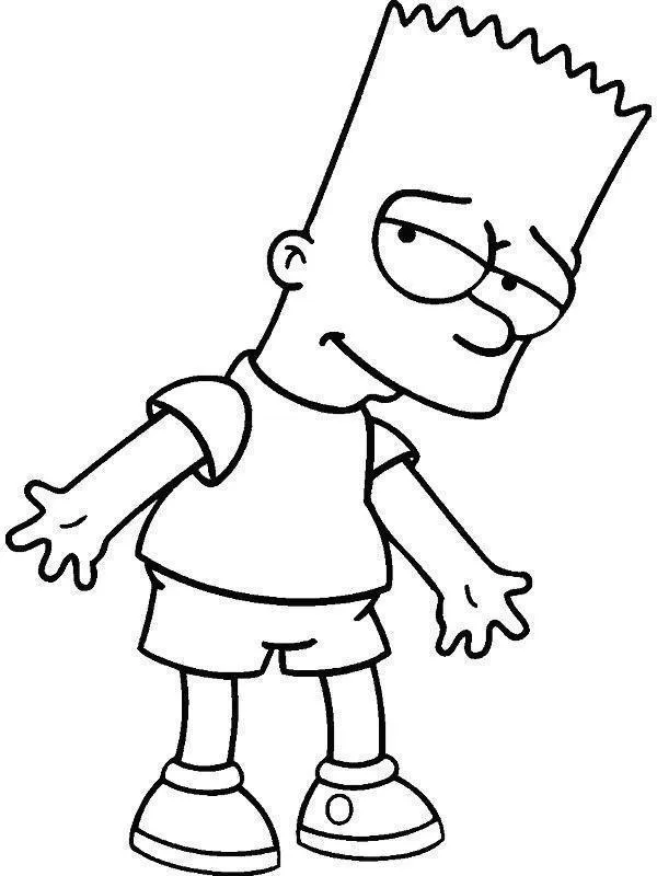 Simpsons Coloring Pages – 004