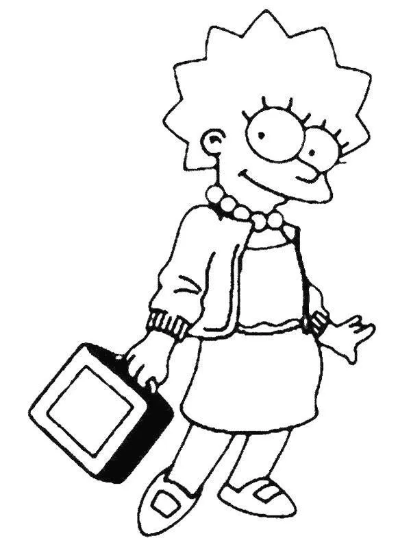 Simpsons Coloring Pages – 007