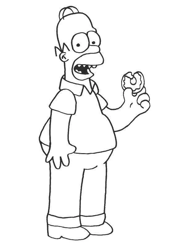 Simpsons Coloring Pages – 011