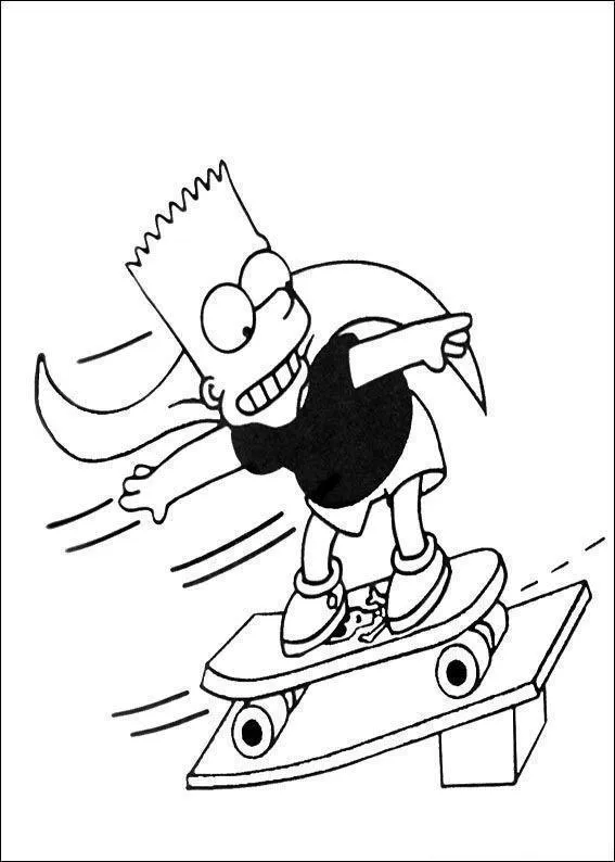 Simpsons Coloring Pages – 013