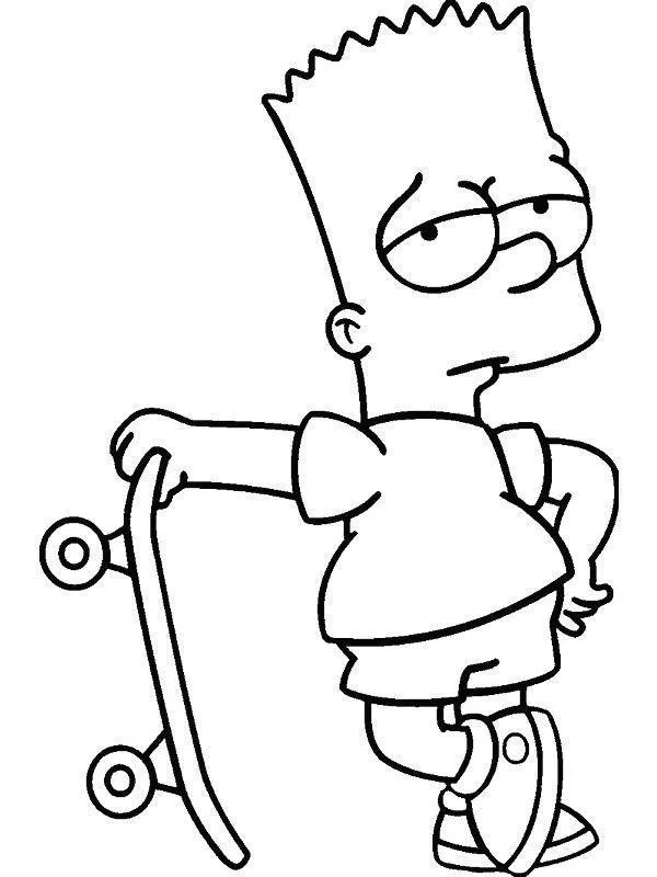 Simpsons Coloring Pages – 014