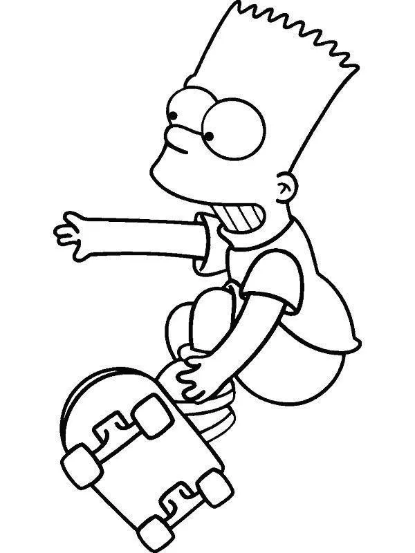 Simpsons Coloring Pages – 015