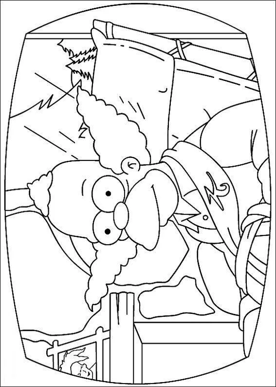 Simpsons Coloring Pages – 025