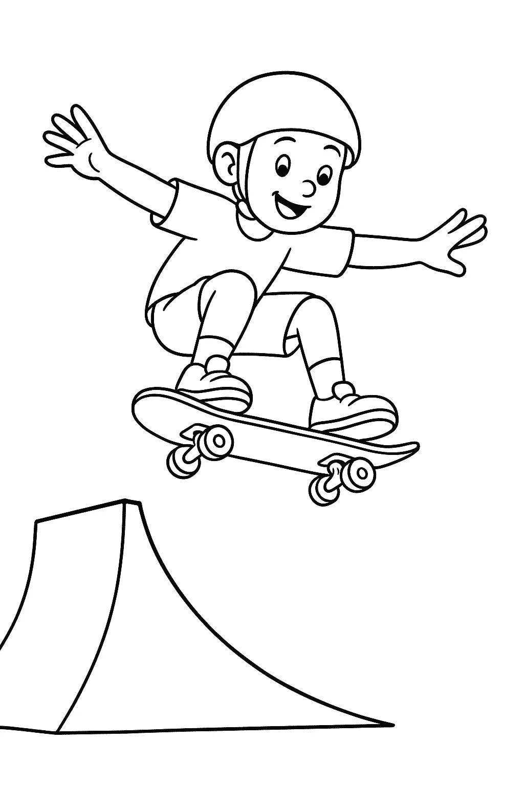 Skateboard Coloring Pages – 009