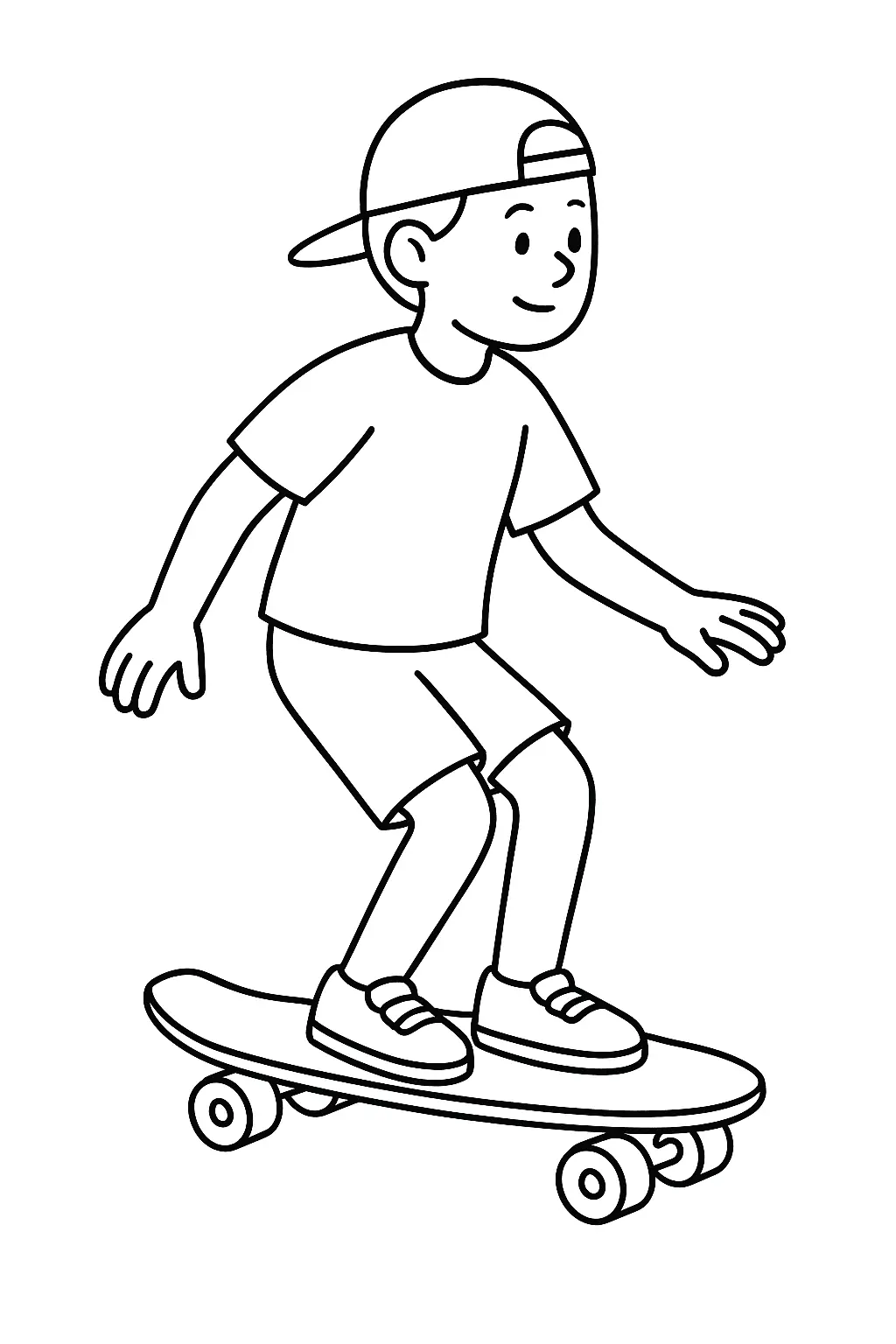Skateboard Coloring Pages – 013