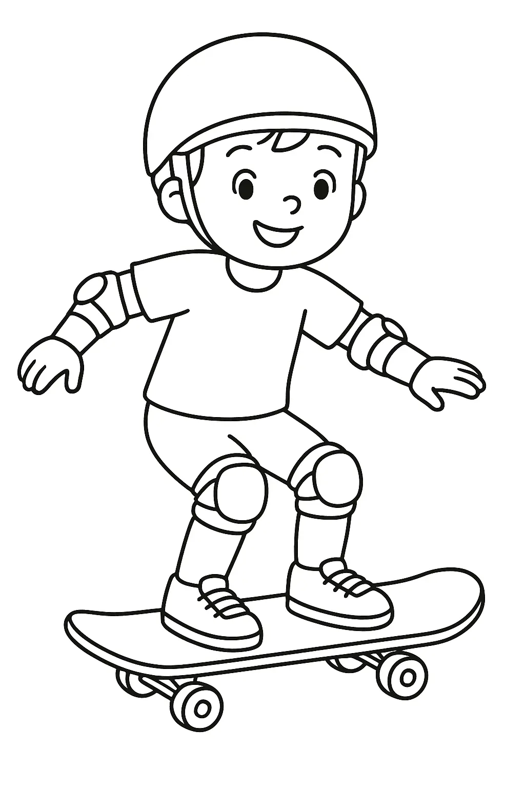 Skateboard Coloring Pages – 015