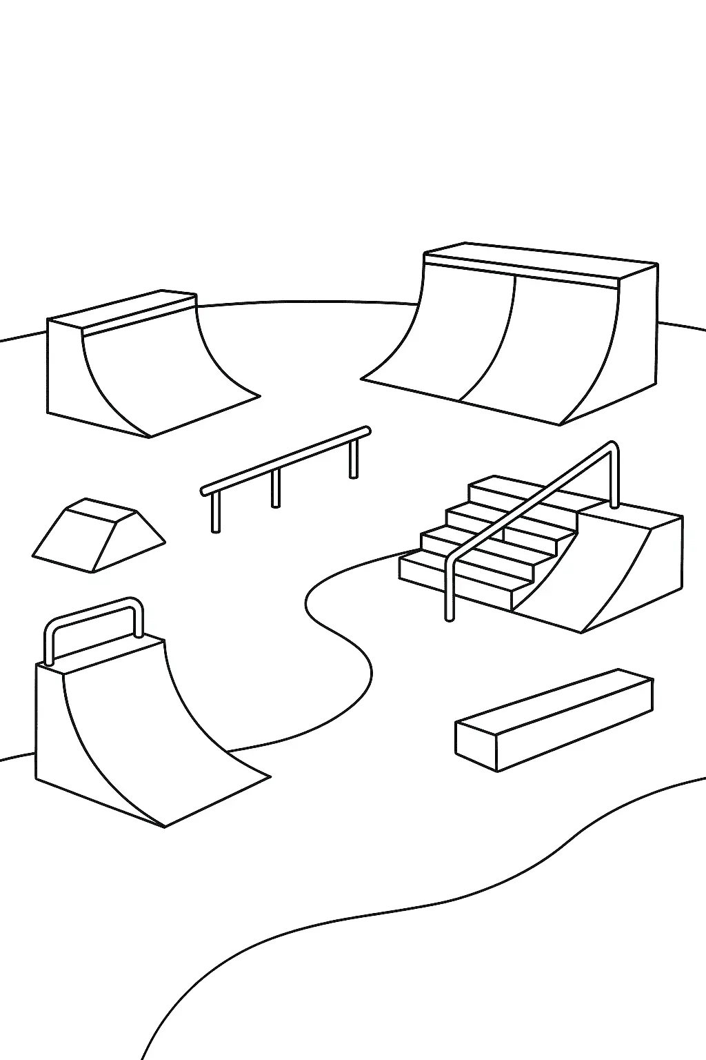 Skateboard Coloring Pages – 017