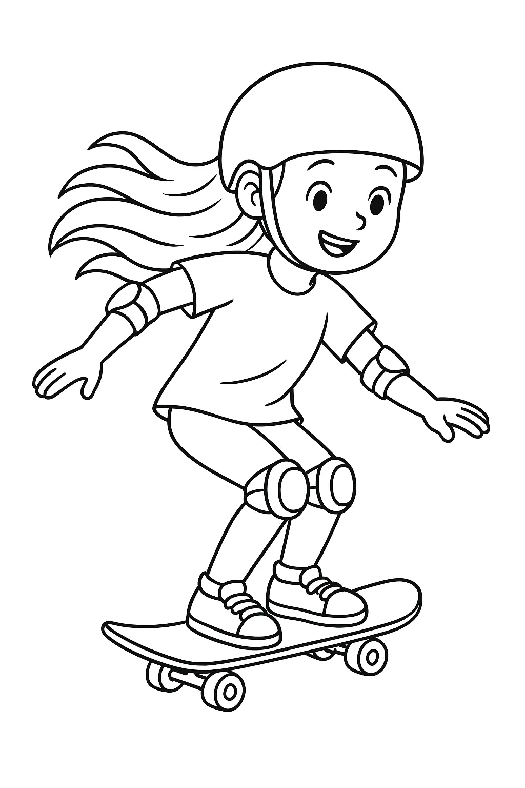 Skateboard Coloring Pages – 021