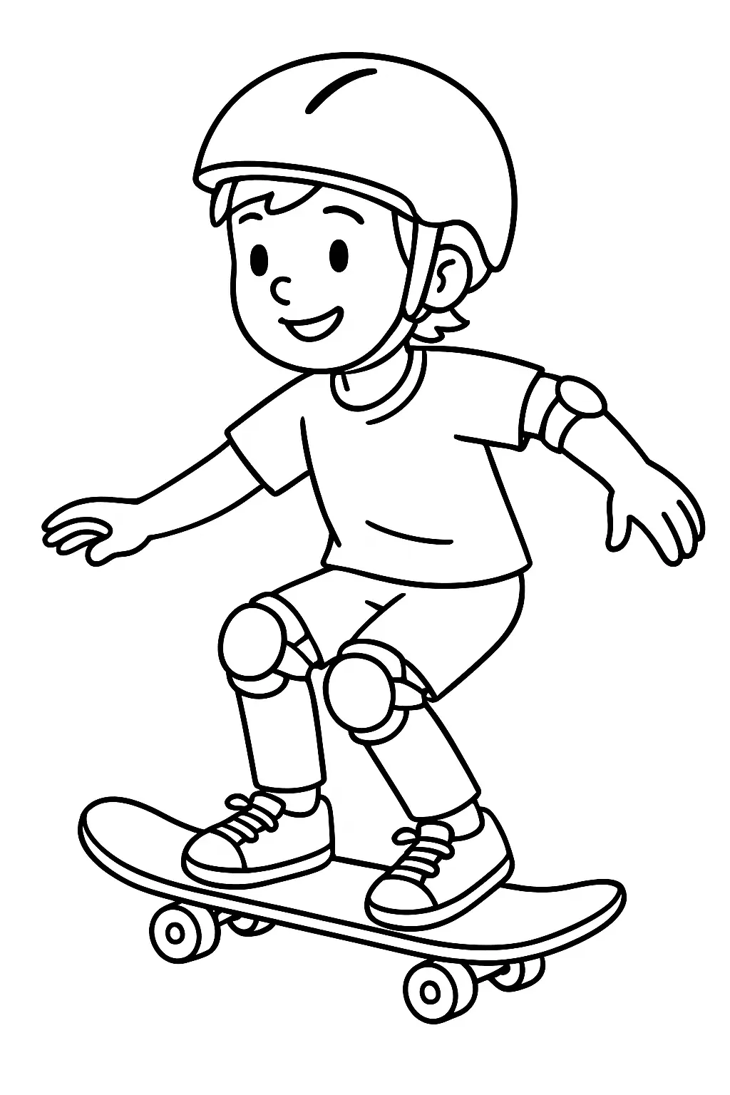 Skateboard Coloring Pages – 022
